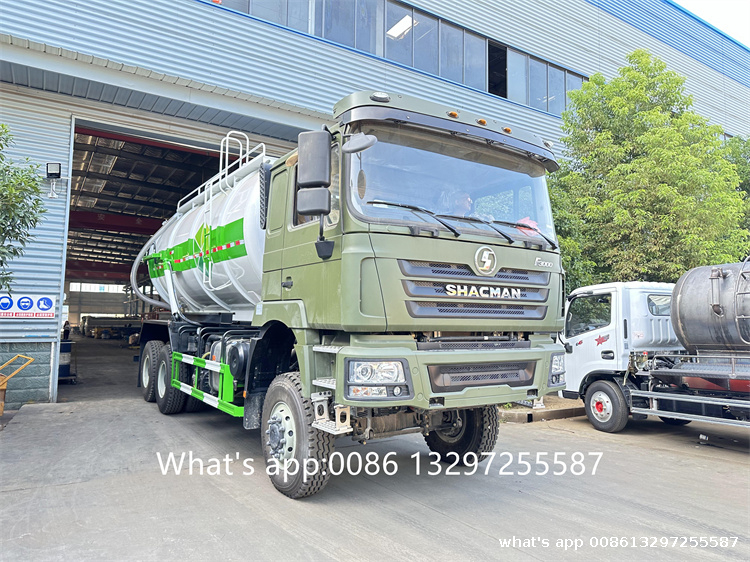 Shacman 6x6 20cbm Sewage Suctionis Truck